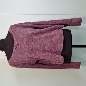 Victorias Secret Lightweight Cropped Purple Sweater Size Large